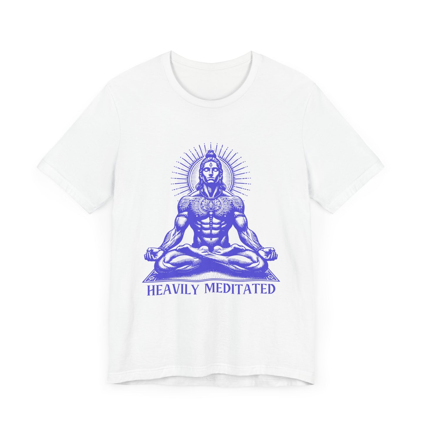 Krishna Meditation Lovers Tee | Yoga Asana Ayurveda Prana Chakra| Spiritual | Gift For Him or Her | Unisex Men & Women's T-Shirt | 5D Tees