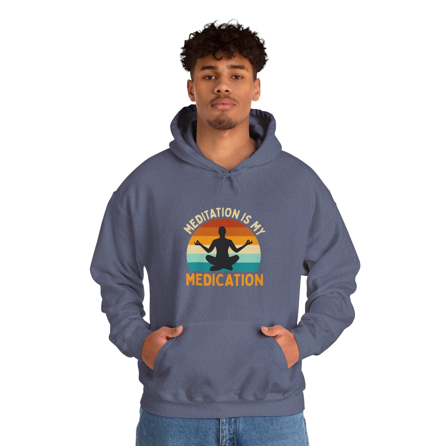 Meditation Energy Hoodie | Abundance Manifestation Mindset | Spiritual Apparel | Gift For Him or Her | Unisex Men & Women's Hoodie