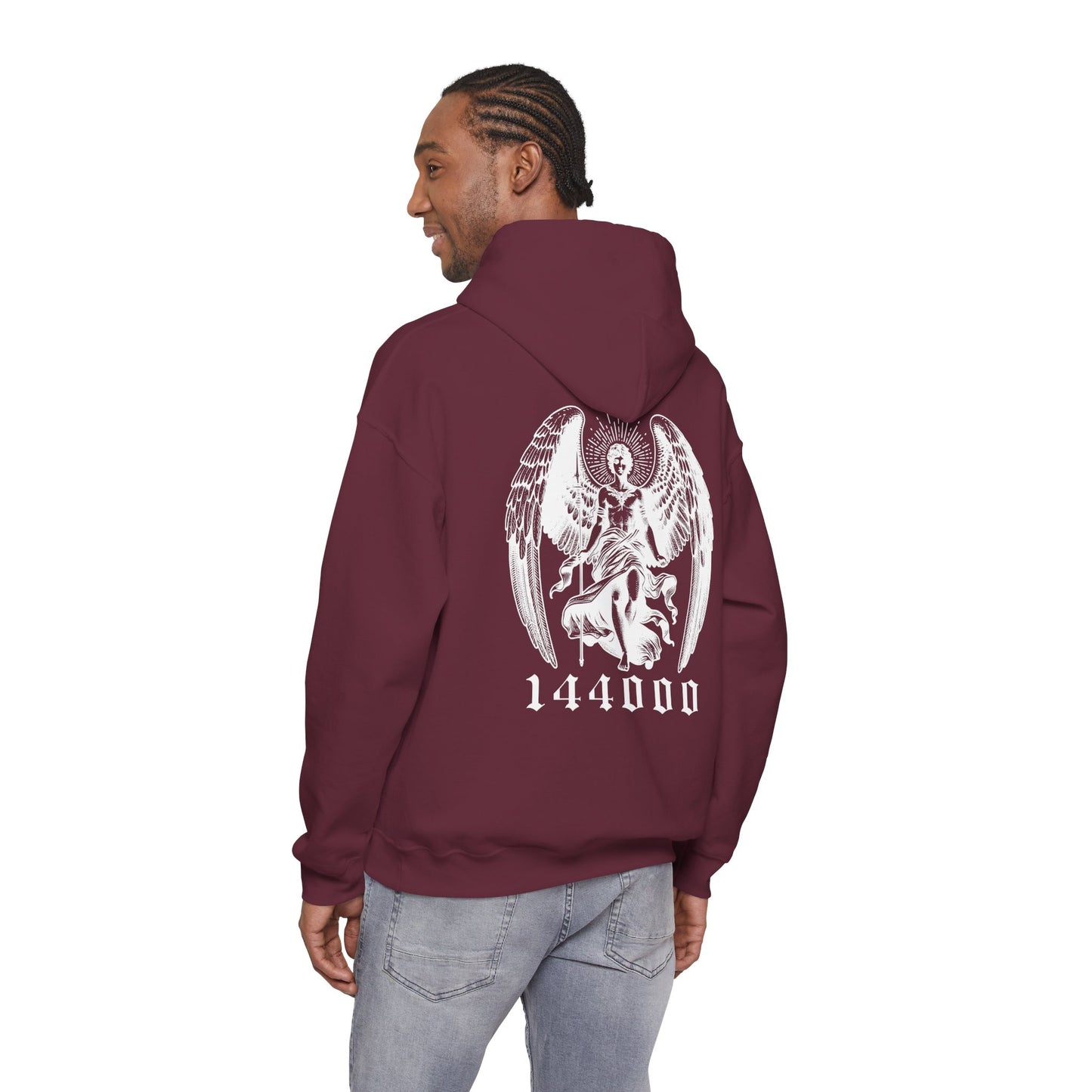 144000 Archangel Michael Hoodie | Divine Masculine | Spiritual Hoodie | Meditation Yoga | Gift For Him or Her | Unisex Men & Women's Hoodie