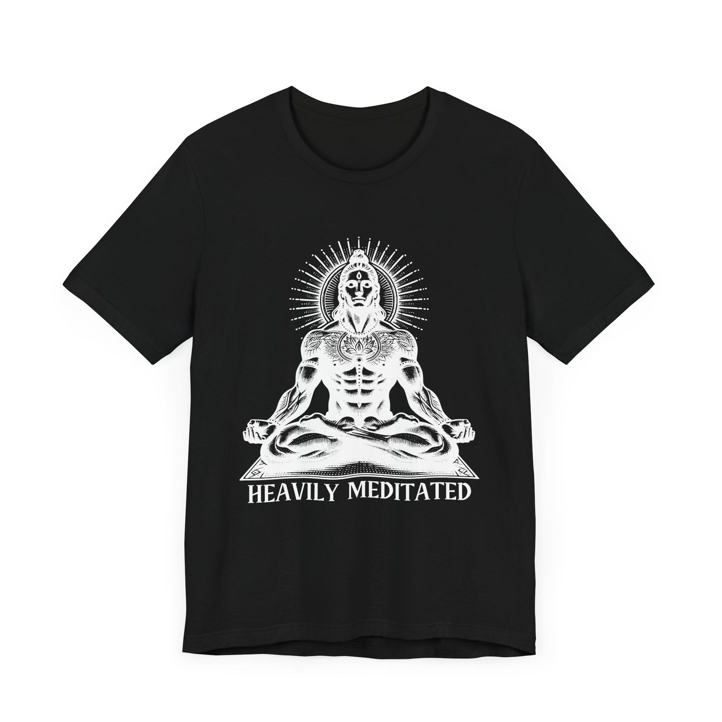 Krishna Meditation Lovers Tee | Yoga Asana Ayurveda Prana Chakra| Spiritual | Gift For Him or Her | Unisex Men & Women's T-Shirt | 5D Tees