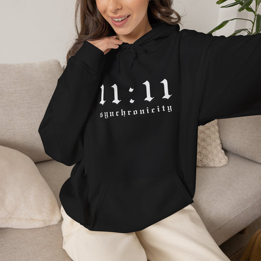 Divine Synchronicity Hoodie | Numerology Manifestation | Meditation Yoga Angel | Spiritual Apparel | Gift For Him or Her | Unisex Men & Women's Hoodie