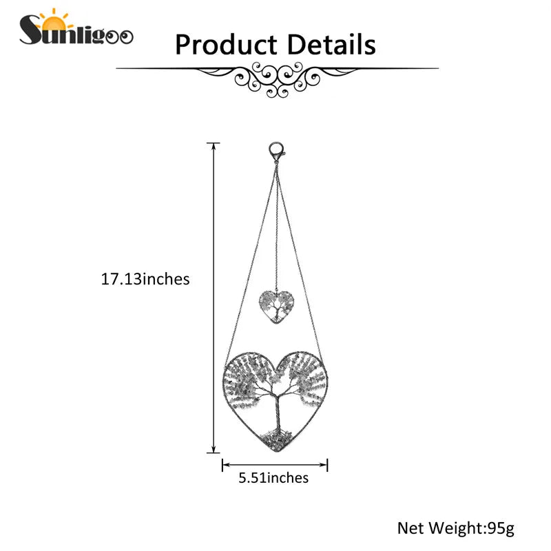 Spiritual Decor | Love Heart Tree of Life Wall Ornament