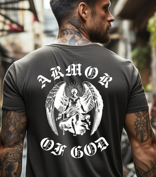 Archangel Michael Armour Of God Shirt | Divine Masculine Energy | Spiritual Clothing Gift For Him | Mens Spiritual Apparel