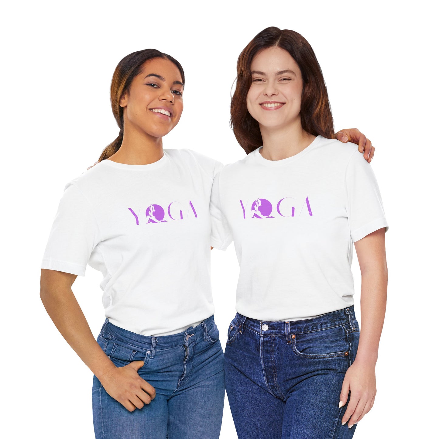 Cute Yoga Tee | Meditation Yoga | High Frequency Spiritual Apparel | Gift For Him or Her | Unisex Men & Women's T-Shirt | 5D Tees