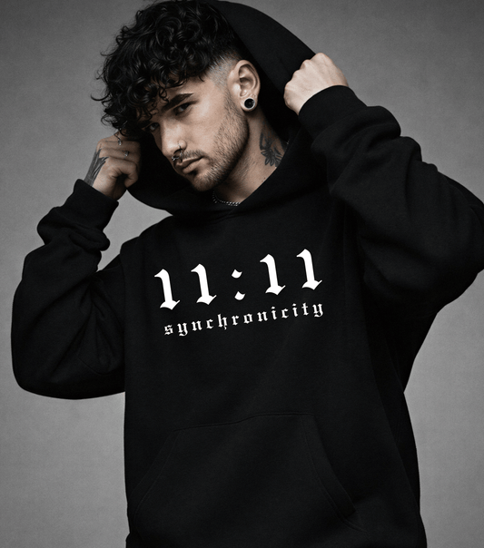 Divine Synchronicity Hoodie | Numerology Manifestation | Meditation Yoga Angel | Spiritual Apparel | Gift For Him or Her | Unisex Men & Women's  Hoodie