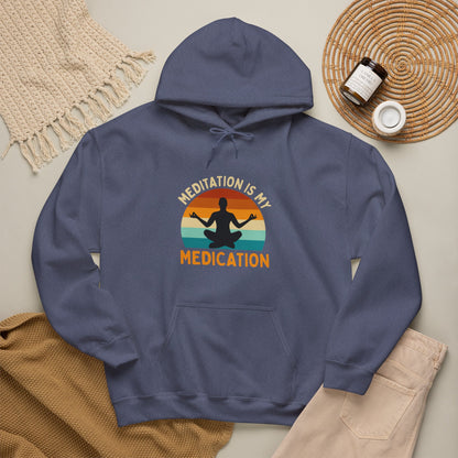 Meditation Energy Hoodie | Abundance Manifestation Mindset | Spiritual Apparel | Gift For Him or Her | Unisex Men & Women's Hoodie