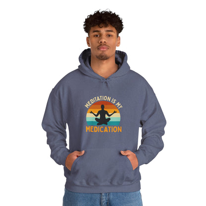 Meditation Energy Hoodie | Abundance Manifestation Mindset | Spiritual Apparel | Gift For Him or Her | Unisex Men & Women's Hoodie