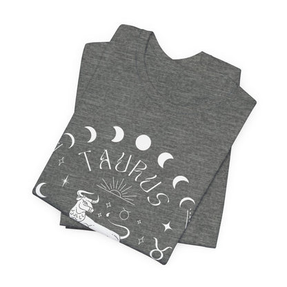 Taurus Zodiac T-Shirt | Star Sign Spiritual Shirt | Astrology Gift For Him or Her | Yoga Meditation Astrological | Unisex Men & Women's T-Shirt