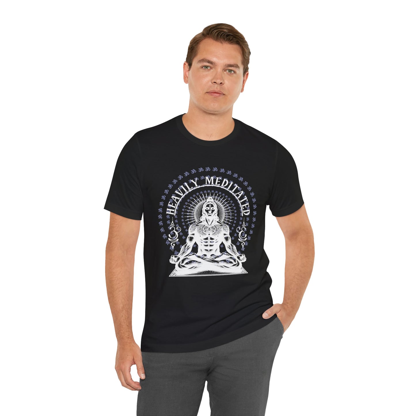 Krishna Meditation Lovers T-Shirt | Yoga Asana Ayurveda Prana Chakra| Spiritual | Gift For Him or Her | Unisex Men & Women's T-Shirt | 5D Tees