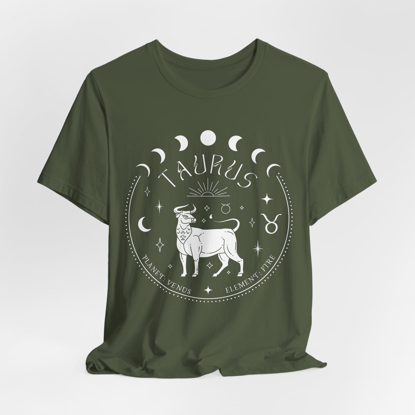 Taurus Zodiac T-Shirt | Star Sign Spiritual Shirt | Astrology Gift For Him or Her | Yoga Meditation Astrological | Unisex Men & Women's T-Shirt