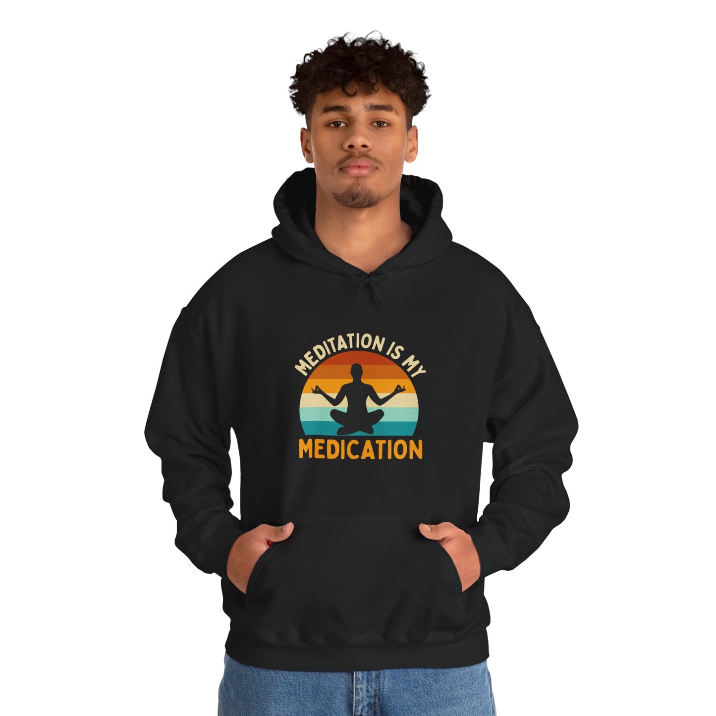 Meditation Energy Hoodie | Abundance Manifestation Mindset | Spiritual Apparel | Gift For Him or Her | Unisex Men & Women's Hoodie