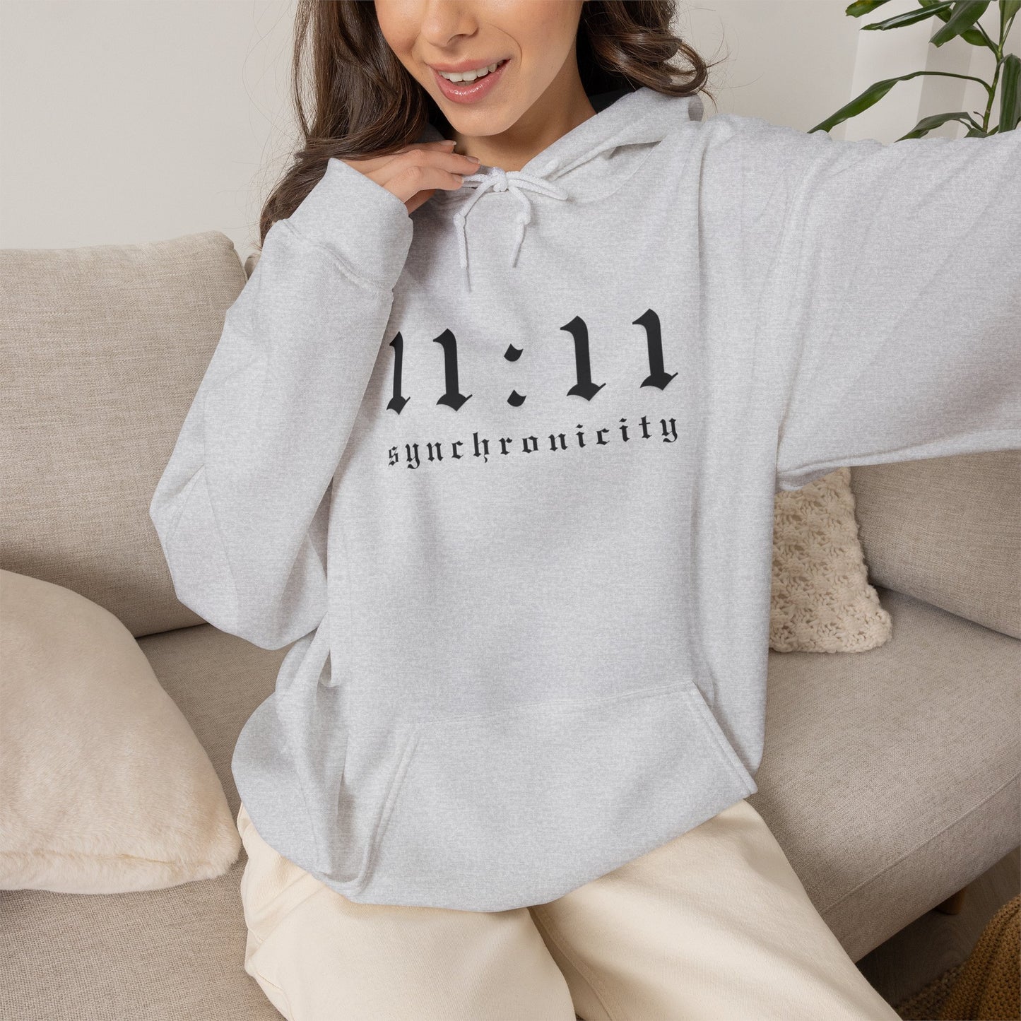 Divine Synchronicity Hoodie | Numerology Manifestation | Meditation Yoga Angel | Spiritual Apparel | Gift For Him or Her | Unisex Men & Women's  Hoodie