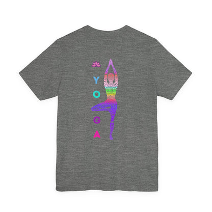 Cute Yoga T-Shirt | High Frequency Meditation Yoga | Spiritual Apparel | Gift For Him or Her | Unisex Men & Women's T-Shirt | 5D Tees