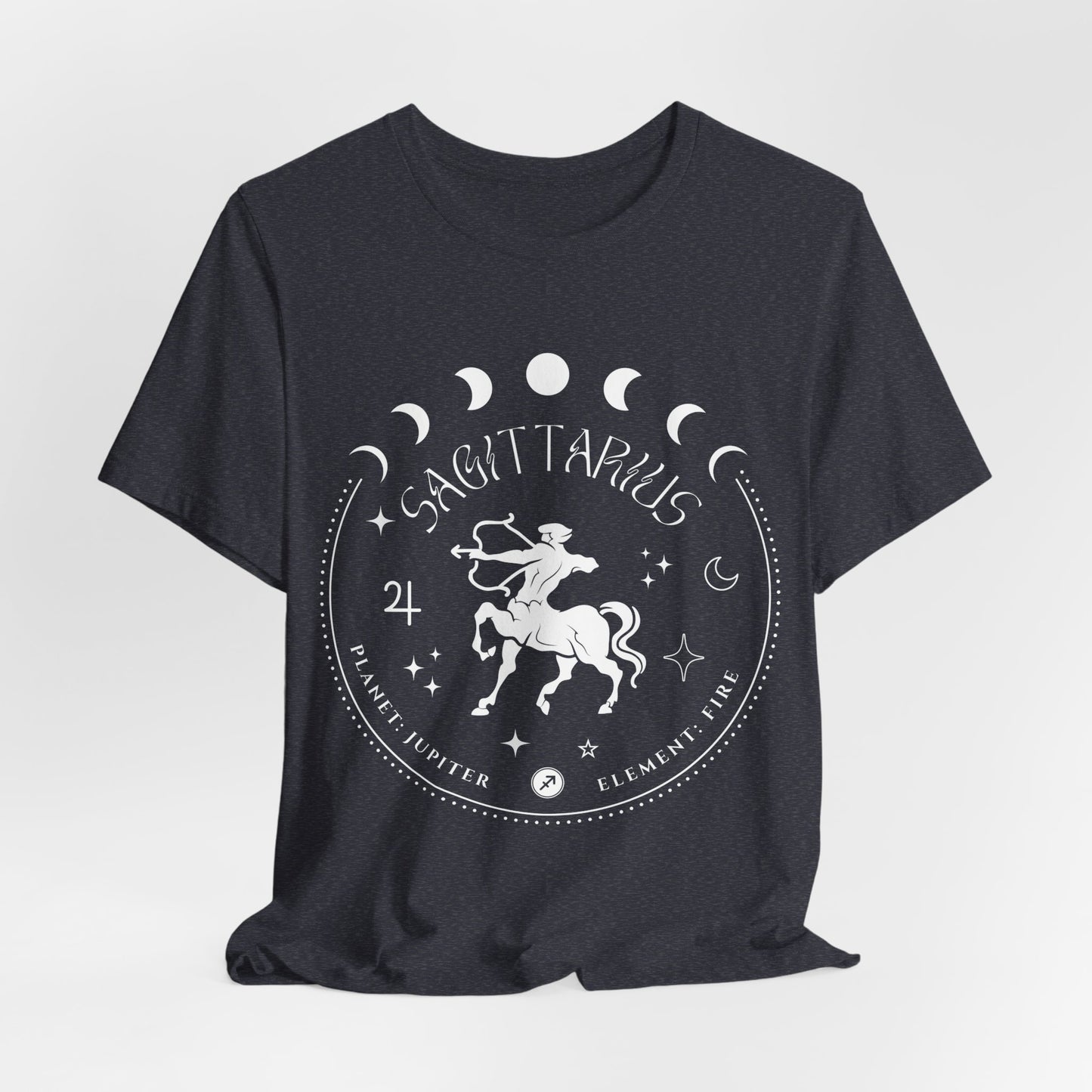 Sagittarius Zodiac Constellation T-Shirt | Star Sign Symbol | Spiritual Tees | Gift For Him or Her | Unisex Men & Women's T-Shirt | 5D Tees