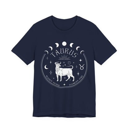 Taurus Zodiac T-Shirt | Star Sign Spiritual Shirt | Astrology Gift For Him or Her | Yoga Meditation Astrological | Unisex Men & Women's T-Shirt