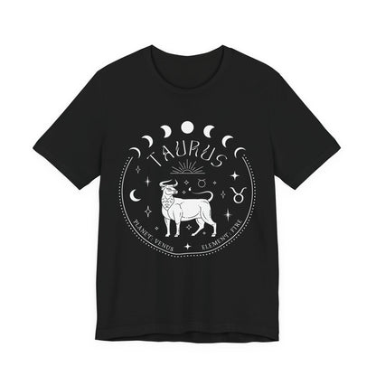 Taurus Zodiac T-Shirt | Star Sign Spiritual Shirt | Astrology Gift For Him or Her | Yoga Meditation Astrological | Unisex Men & Women's T-Shirt