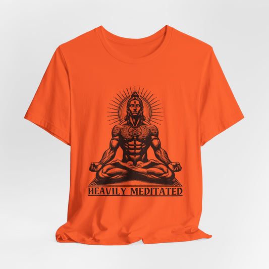 Krishna Meditation Lovers Tee | Yoga Asana Ayurveda Prana Chakra| Spiritual | Gift For Him or Her | Unisex Men & Women's T-Shirt | 5D Tees