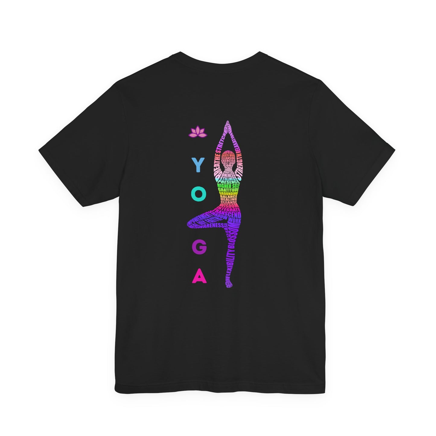 Cute Yoga T-Shirt | High Frequency Meditation Yoga | Spiritual Apparel | Gift For Him or Her | Unisex Men & Women's T-Shirt | 5D Tees