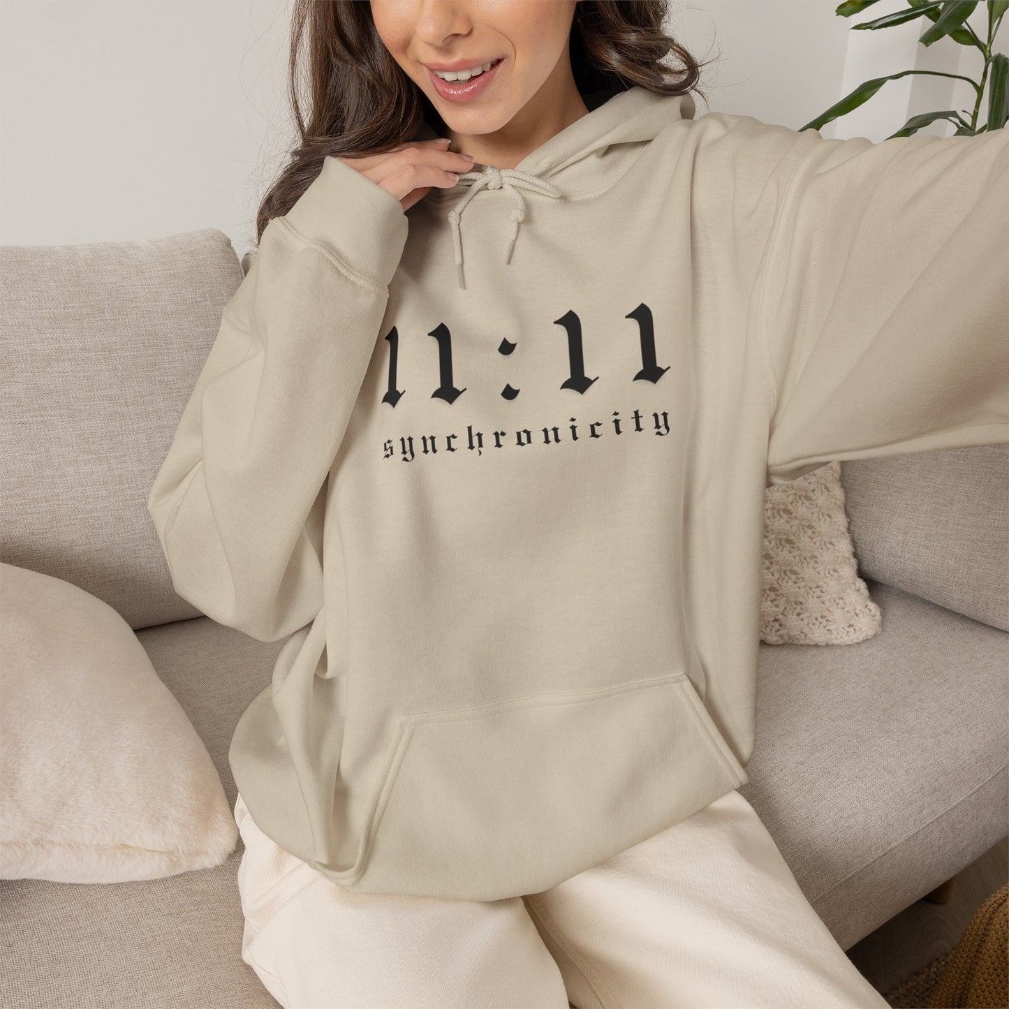 Divine Synchronicity Hoodie | Numerology Manifestation | Meditation Yoga Angel | Spiritual Apparel | Gift For Him or Her | Unisex Men & Women's  Hoodie