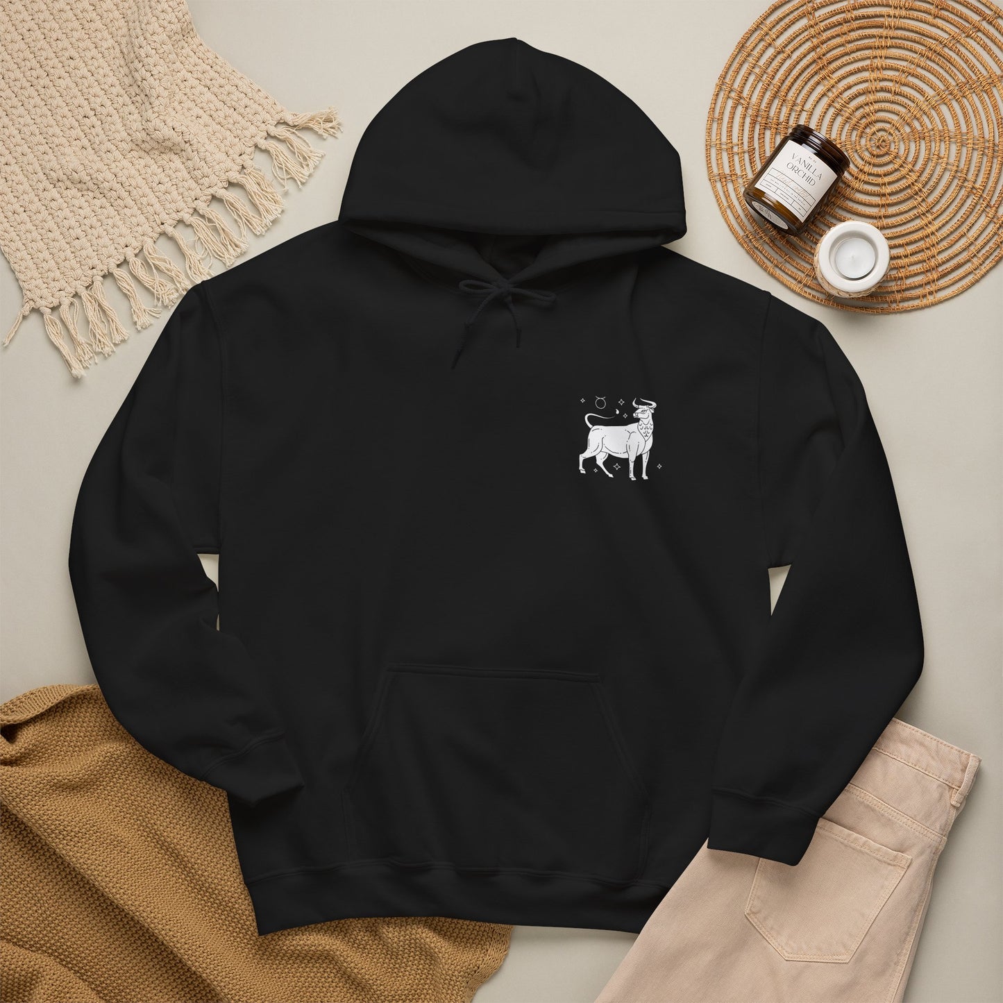 Taurus Zodiac Astrology Hoodie | Star Sign Hoodie | Astrological Gift For Him or Her | Yoga Meditation Tarot 5D Ascension | Unisex Men & Women's Hoodie