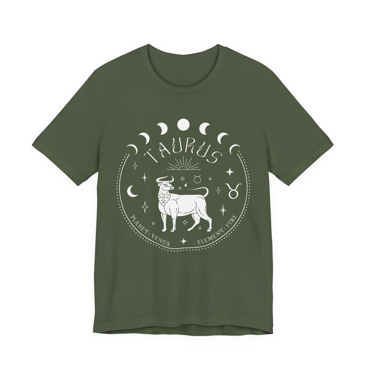 Taurus Zodiac T-Shirt | Star Sign Spiritual Shirt | Astrology Gift For Him or Her | Yoga Meditation Astrological | Unisex Men & Women's T-Shirt