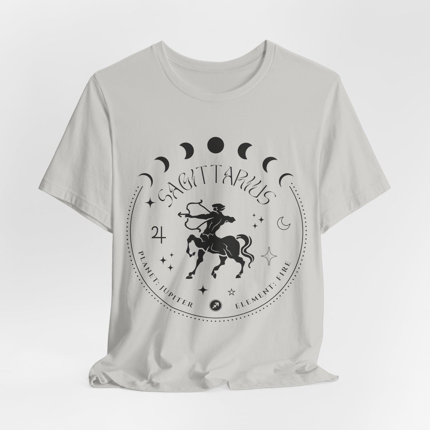 Sagittarius Zodiac Constellation T-Shirt | Star Sign Symbol | Spiritual Tees | Gift For Him or Her | Unisex Men & Women's T-Shirt | 5D Tees