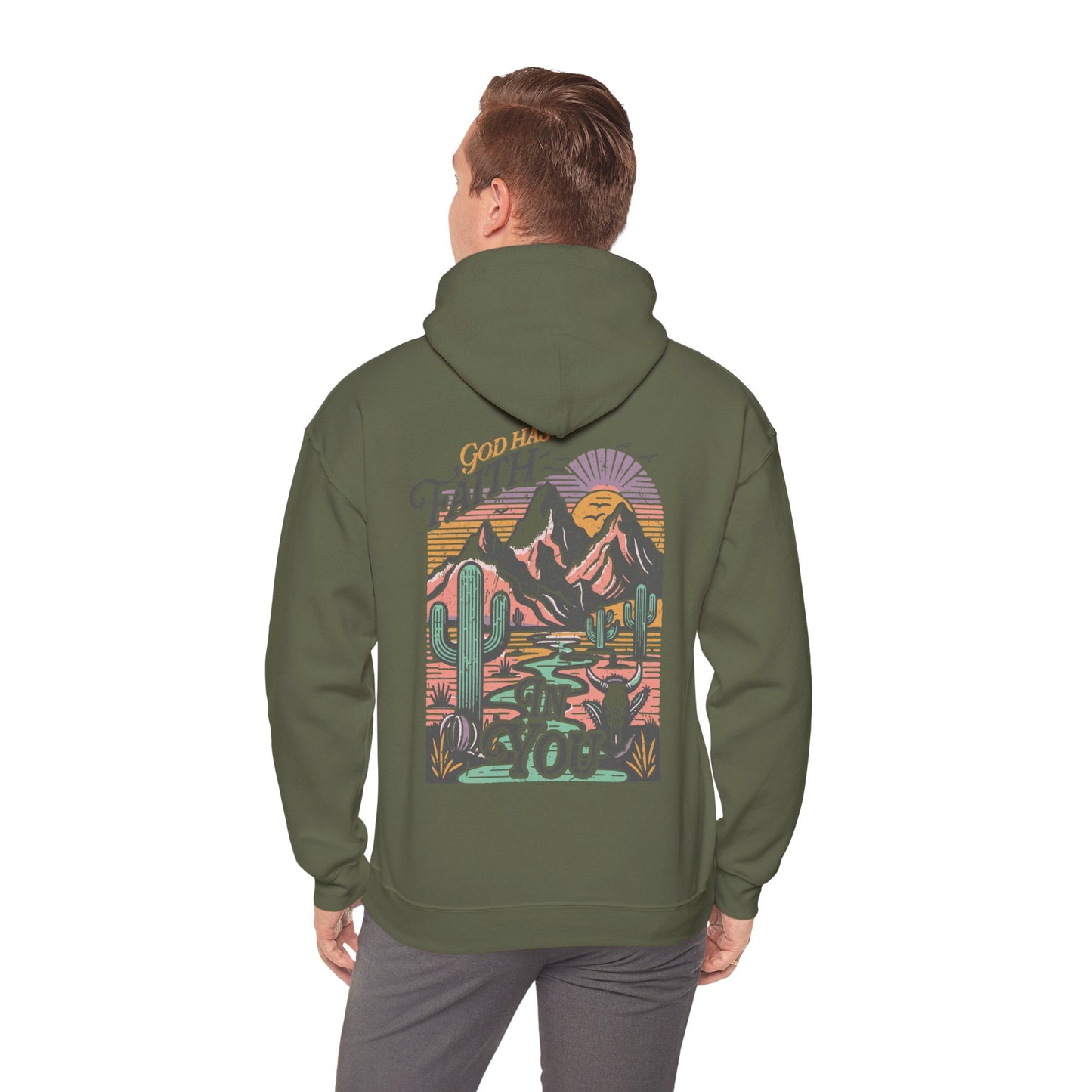 Retro Style Christian Hoodie | Bible Jesus Hoodie | Spiritual Apparel | Gift For Him or Her | Unisex Men & Women's Hoodie