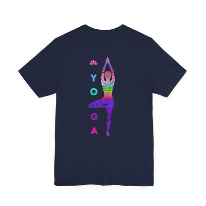 Cute Yoga T-Shirt | High Frequency Meditation Yoga | Spiritual Apparel | Gift For Him or Her | Unisex Men & Women's T-Shirt | 5D Tees