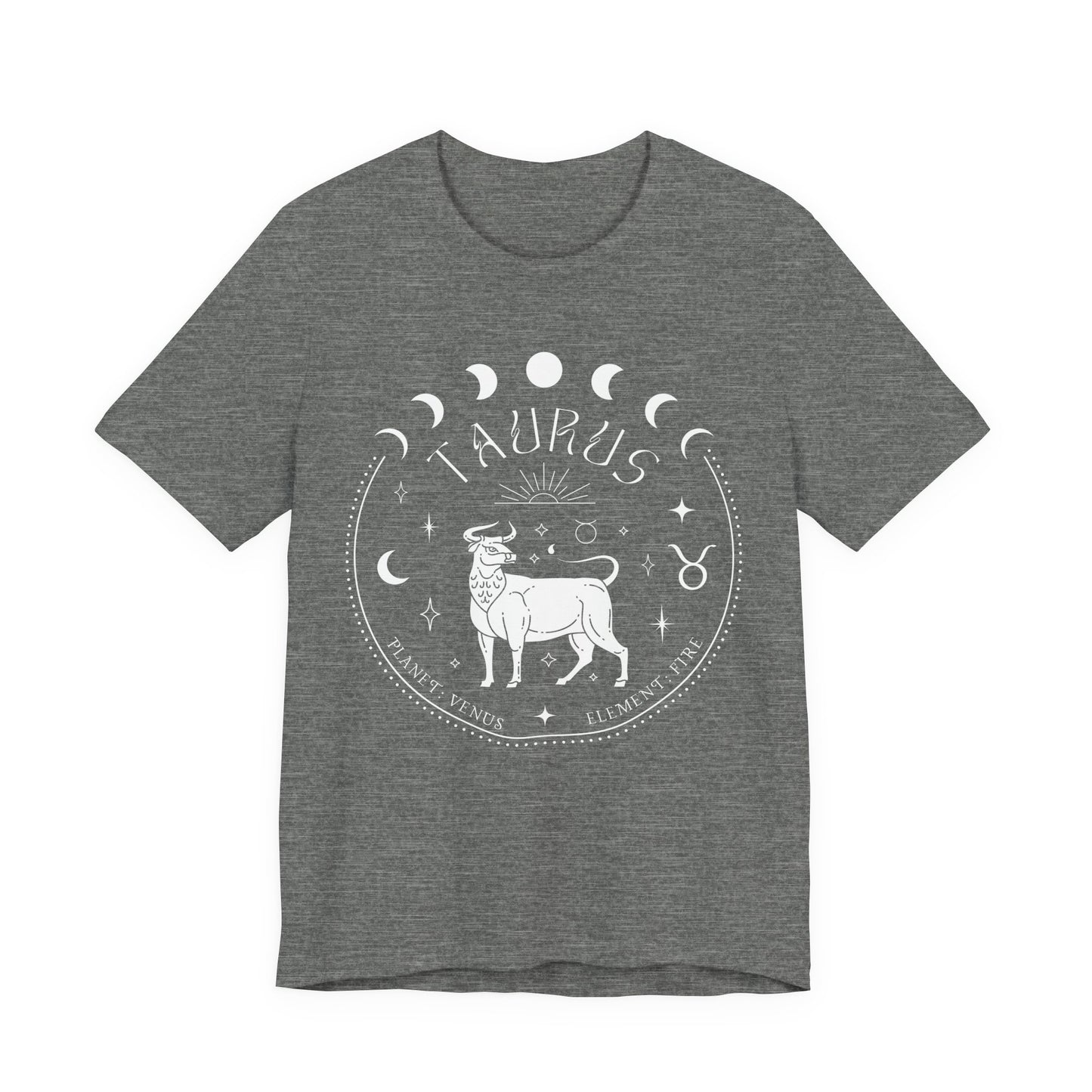 Taurus Zodiac T-Shirt | Star Sign Spiritual Shirt | Astrology Gift For Him or Her | Yoga Meditation Astrological | Unisex Men & Women's T-Shirt