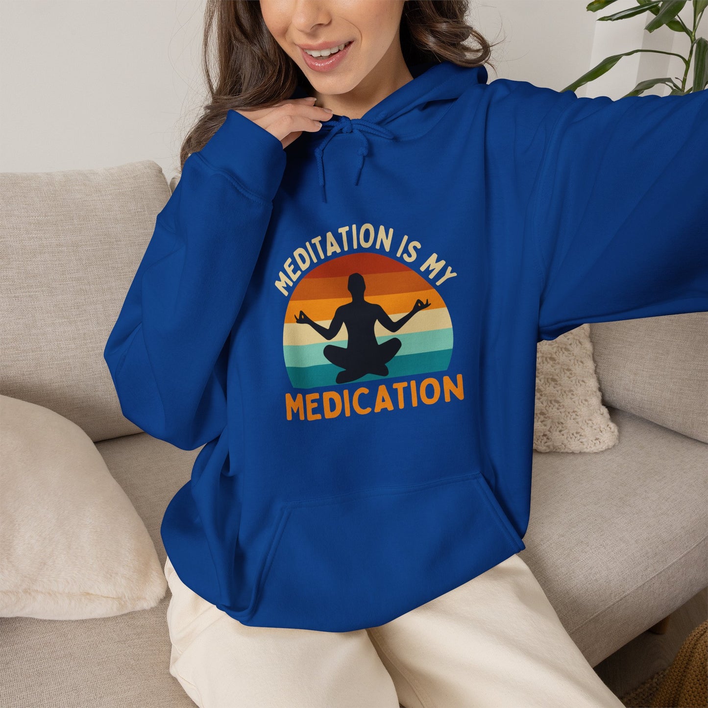 Meditation Energy Hoodie | Abundance Manifestation Mindset | Spiritual Apparel | Gift For Him or Her | Unisex Men & Women's Hoodie