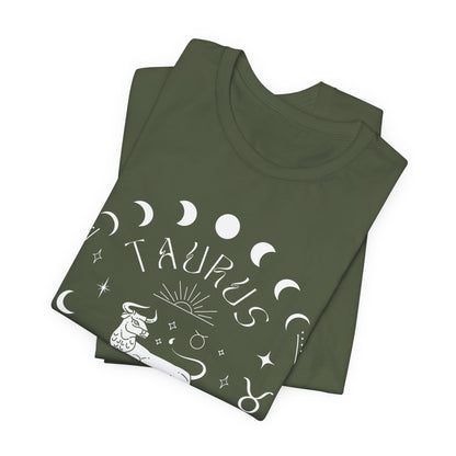 Taurus Zodiac T-Shirt | Star Sign Spiritual Shirt | Astrology Gift For Him or Her | Yoga Meditation Astrological | Unisex Men & Women's T-Shirt