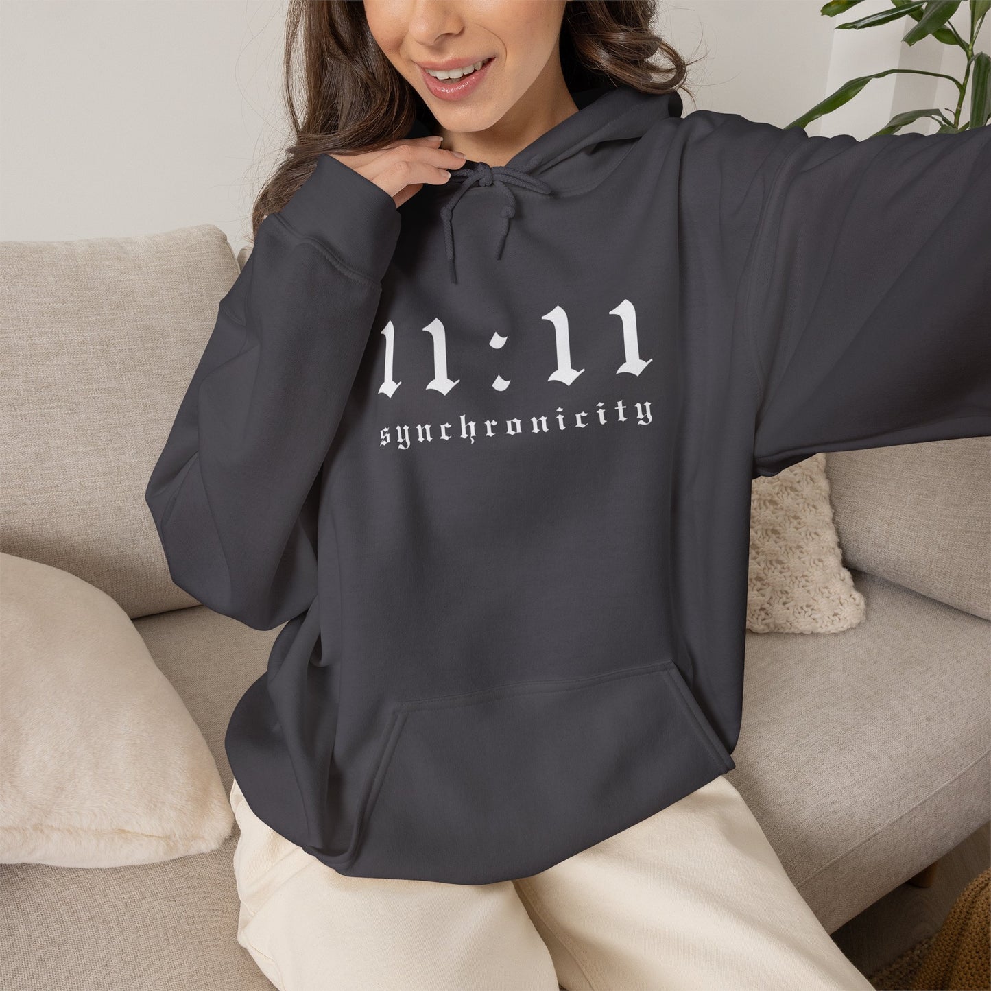 Divine Synchronicity Hoodie | Numerology Manifestation | Meditation Yoga Angel | Spiritual Apparel | Gift For Him or Her | Unisex Men & Women's  Hoodie