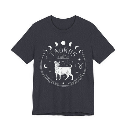 Taurus Zodiac T-Shirt | Star Sign Spiritual Shirt | Astrology Gift For Him or Her | Yoga Meditation Astrological | Unisex Men & Women's T-Shirt
