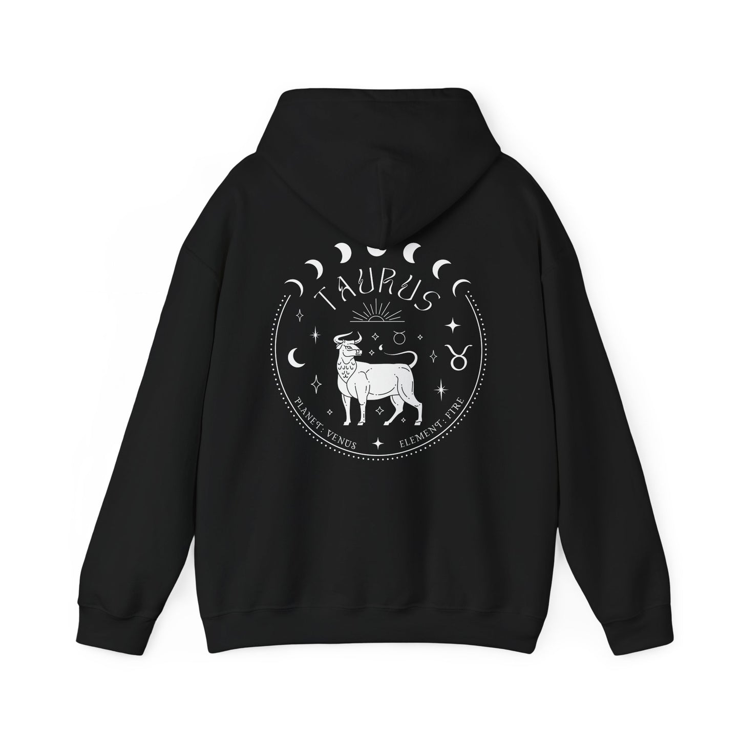 Taurus Zodiac Astrology Hoodie | Star Sign Hoodie | Astrological Gift For Him or Her | Yoga Meditation Tarot 5D Ascension | Unisex Men & Women's Hoodie
