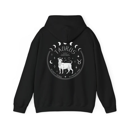 Taurus Zodiac Astrology Hoodie | Star Sign Hoodie | Astrological Gift For Him or Her | Yoga Meditation Tarot 5D Ascension | Unisex Men & Women's Hoodie