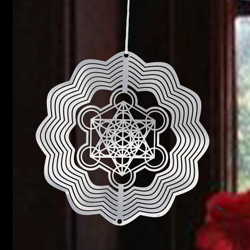 Archangel's Sacred Geometry | Metatron's Cube Wind Catcher