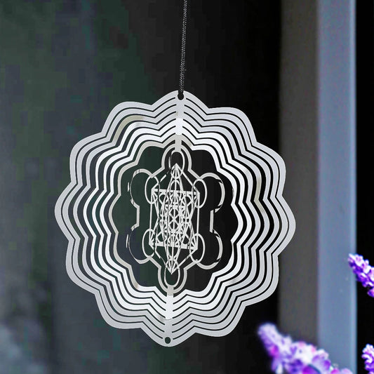 Archangel's Sacred Geometry | Metatron's Cube Wind Catcher