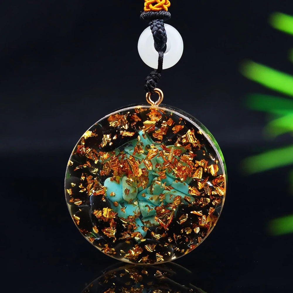 Orgonite Energy Healing Pendant EMF Radiation Protection