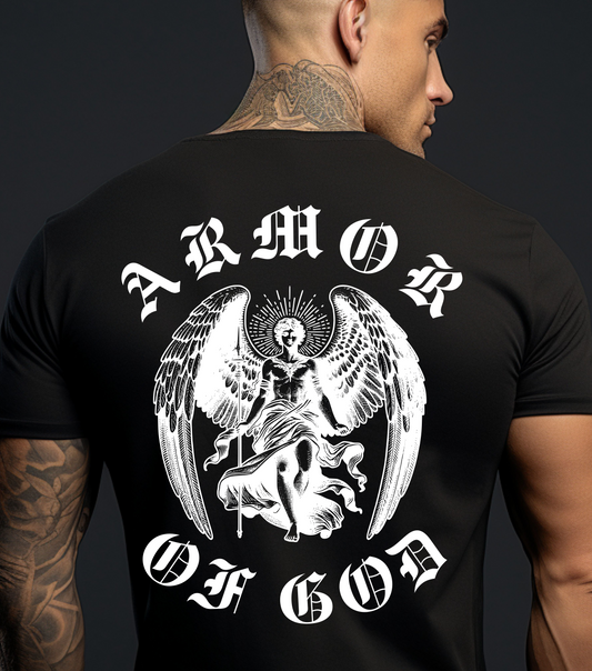 Archangel Michael Armour Of God Shirt | Divine Masculine Energy | Spiritual Clothing Gift For Him | Mens Spiritual Apparel