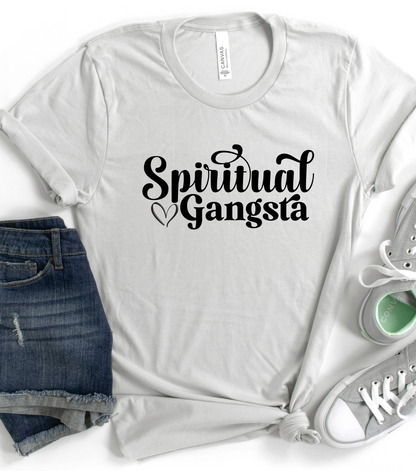 Funky Spiritual Gangster T-Shirt | 5D High Frequency Spiritual Apparel | Gift For Him or Her | | Unisex Men & Women's T-Shirt | 5D Tees