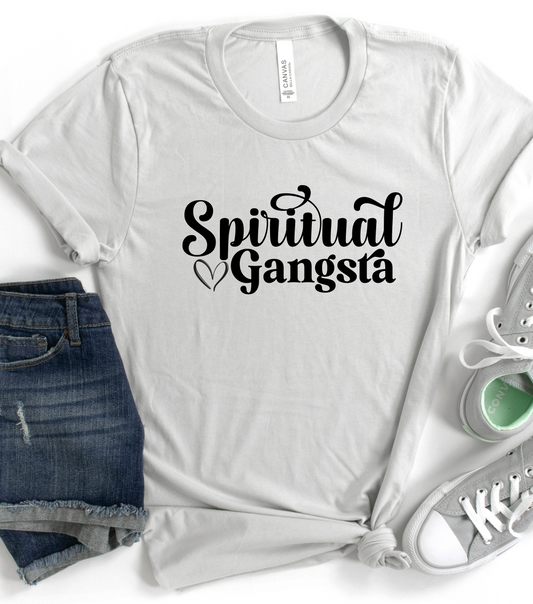 Funky Spiritual Gangster T-Shirt | 5D High Frequency Spiritual Apparel | Gift For Him or Her | | Unisex Men & Women's T-Shirt | 5D Tees