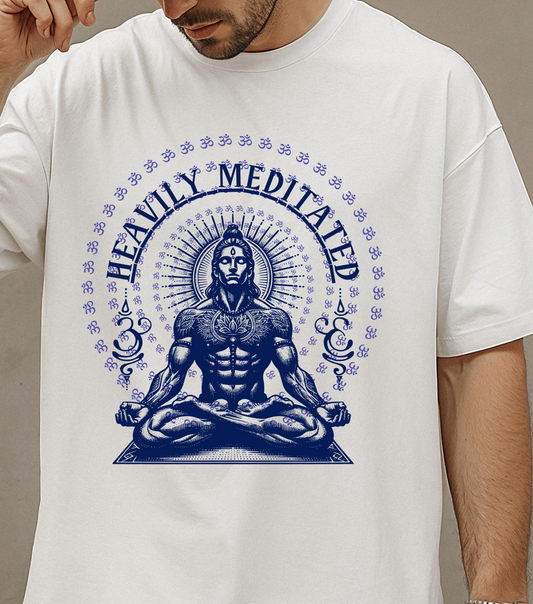 Krishna Meditation Lovers T-Shirt | Yoga Asana Ayurveda Prana Chakra| Spiritual | Gift For Him or Her | Unisex Men & Women's T-Shirt | 5D Tees