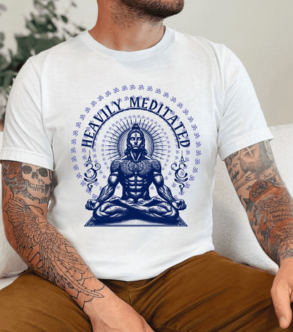 Krishna Meditation Lovers T-Shirt | Yoga Asana Ayurveda Prana Chakra| Spiritual | Gift For Him or Her | Unisex Men & Women's T-Shirt | 5D Tees