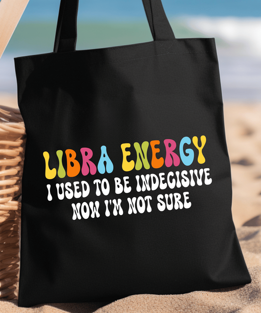 Funny Libra Zodiac Yoga Gym Bag | Spiritual Humor Tote Bag | Chakras | Smudging Astrology  Spiritual Gifts for Her