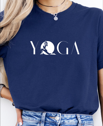 Cute Yoga Tee | Meditation Yoga | High Frequency Spiritual Apparel | Gift For Him or Her | Unisex Men & Women's T-Shirt | 5D Tees